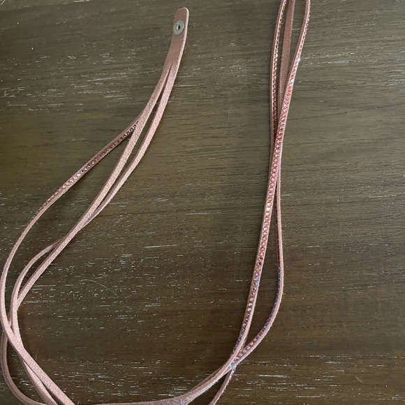 Pink Rhinestone Embellished Belt - Picture 2 of 2